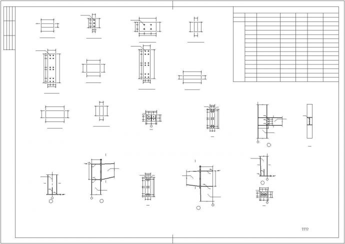 【最新】某轻钢结构二层车展厅设计方案CAD图纸_图1