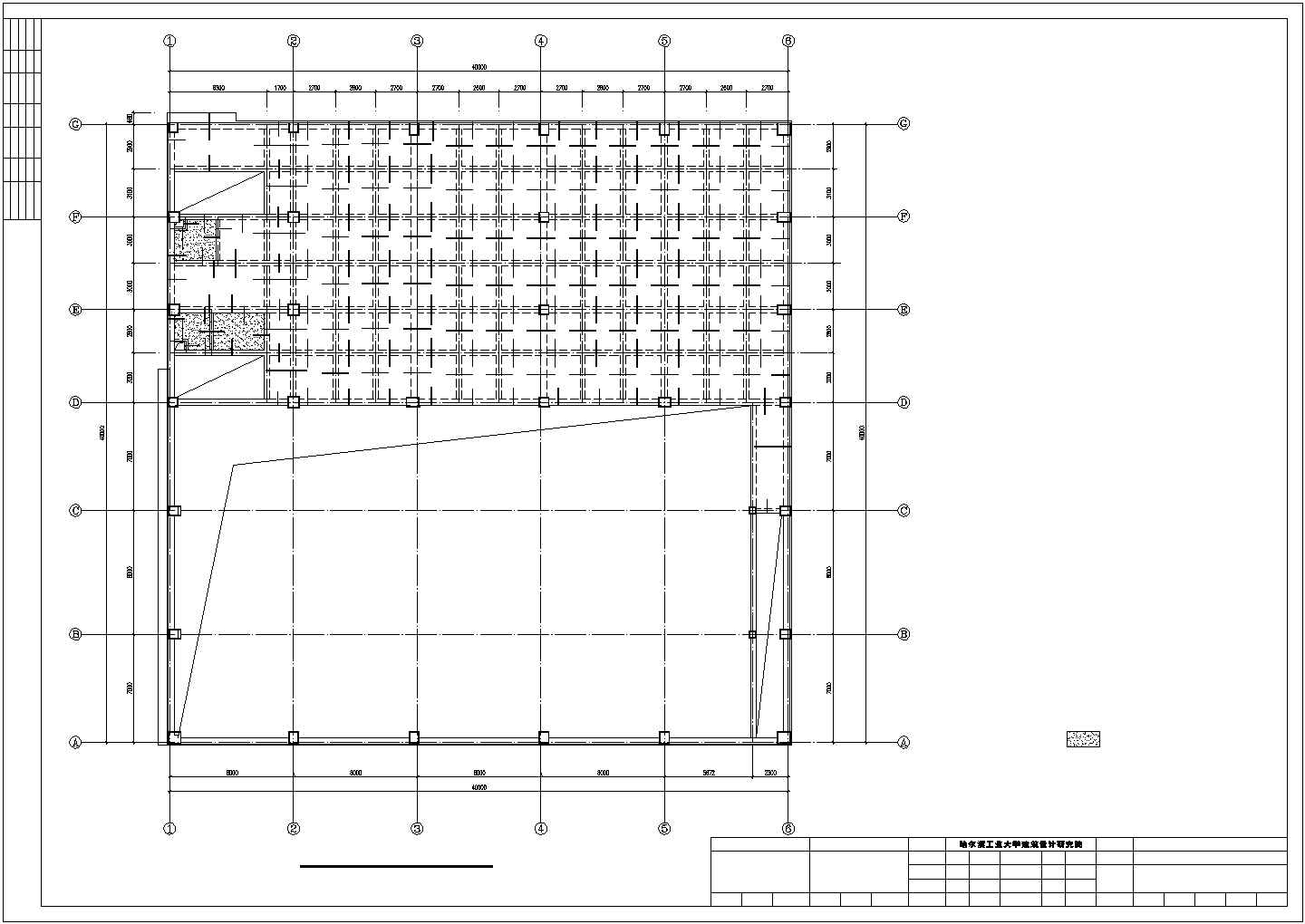 【最新】某体育馆结构设计方案CAD图纸