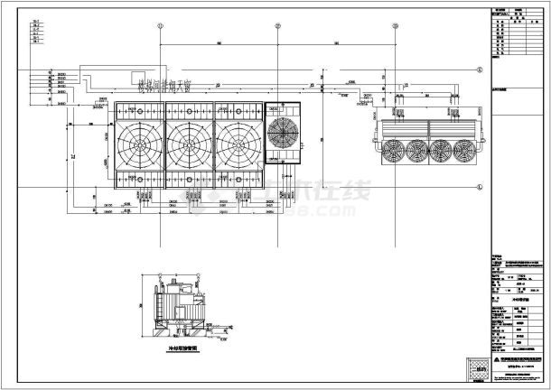 某暖通工程冷却塔设计cad施工详图（甲级院设计）-图一