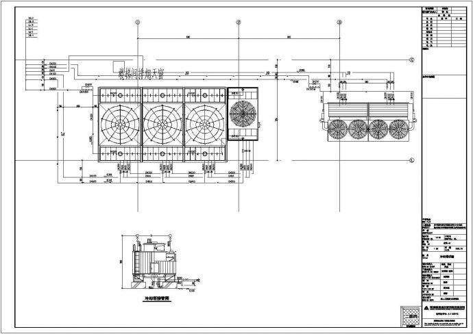 某暖通工程冷却塔设计cad施工详图（甲级院设计）_图1