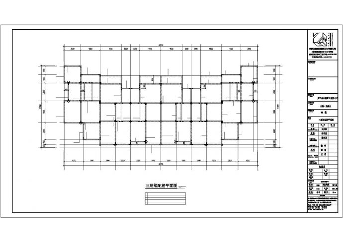 徐州市某现代化小区3层现浇异形柱框架结构住宅楼全套结构设计CAD图纸_图1