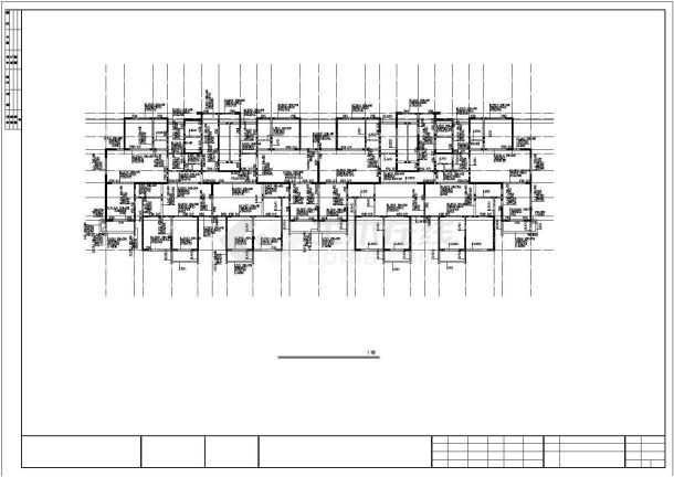 宁波市富阳路某居住区27层剪力墙结构住宅楼全套结构设计CAD图纸-图一