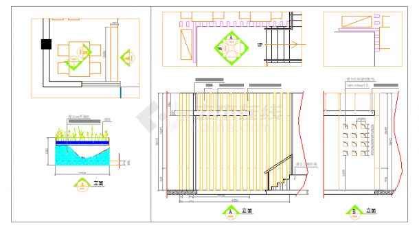  CAD Drawing of Decoration Design Scheme of a Hot Pot Shop - Figure 2