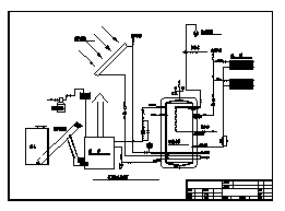 太阳能锅炉系统设计_某别墅太阳能锅炉系统原理设计cad图纸-图一