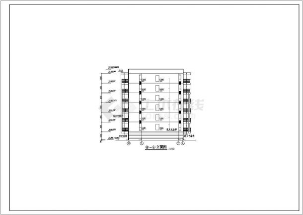 七层城市小区住宅全套建筑施工图-图一