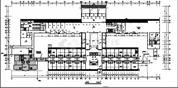 扬州某高档酒店综合楼建筑设计施工cad图纸（含说明）-图二