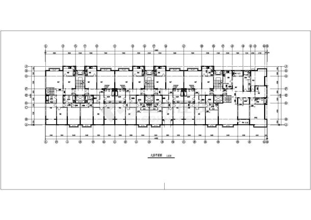 9层大型住宅楼建筑设计施工图-图二