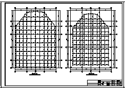 网架设计_某单层正放四角锥与螺栓球节点结构网架结构施工cad图纸-图一