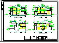 二层独栋别墅建筑cad施工图纸（含效果图）-图一