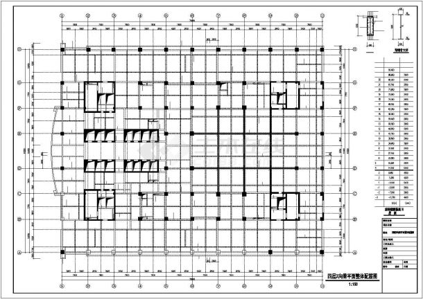[江苏]22层框架剪力墙结构医院病房楼结构施工图纸-图二