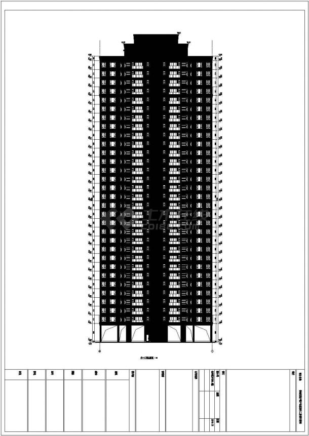 某城区创意建筑标准化户型设计施工CAD图纸-图一