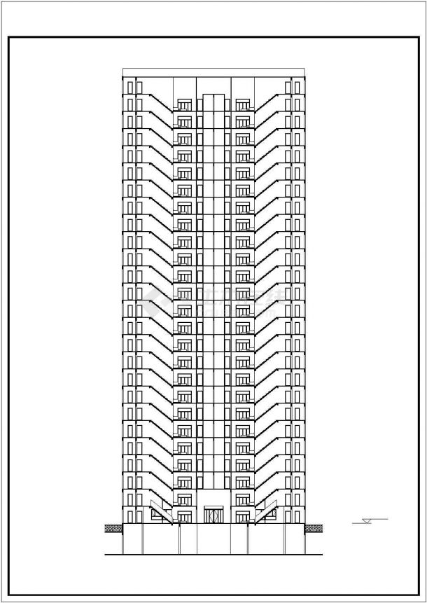 某城区新经典居民建筑户型设计施工CAD图纸-图一