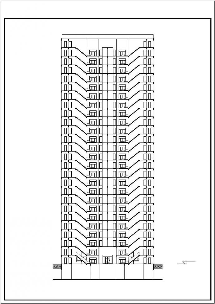 某城区新经典居民建筑户型设计施工CAD图纸_图1
