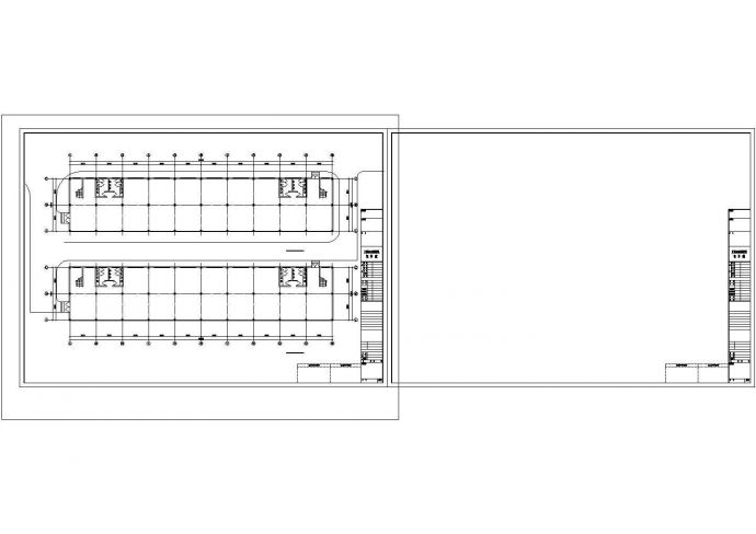 [工业、农业建筑] 三层厂房建筑设计图纸_图1