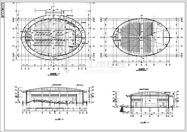 某高校教学楼CAD建筑设计全套施工图-图一