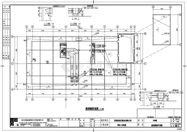 某高档住宅小区地下一层地上二层后勤用房暖通设计cad全套施工图（ 含设计说明）-图二