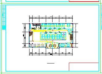  CAD construction drawing for decoration of a coffee shop on the second floor - Figure 2