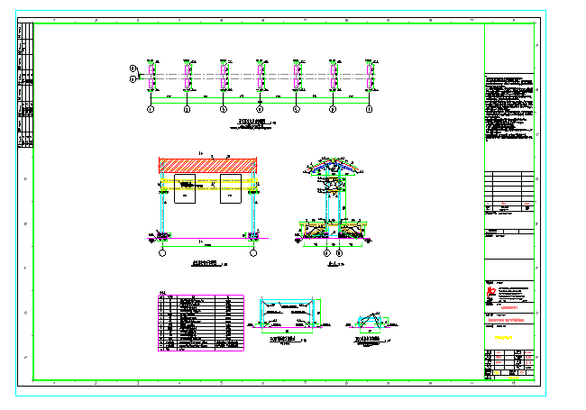 逆变器支架安装详图CAD_图1