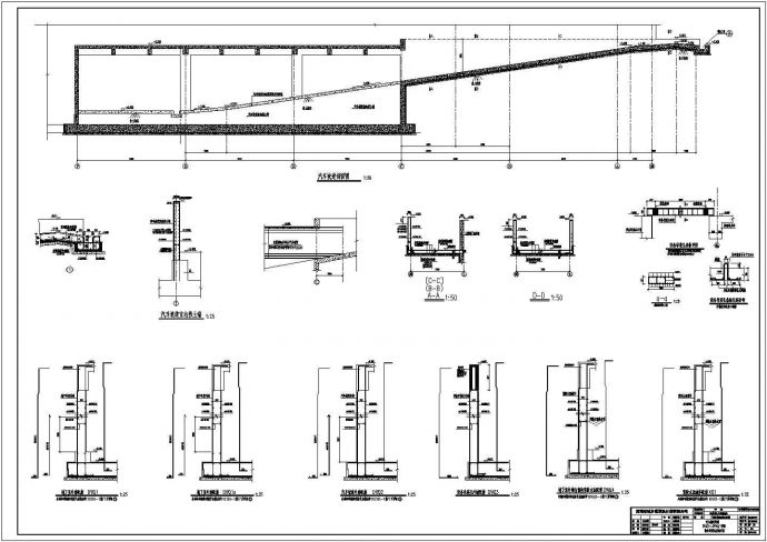 某地新型5层框架结构医技综合楼结构施工全套设计图_图1