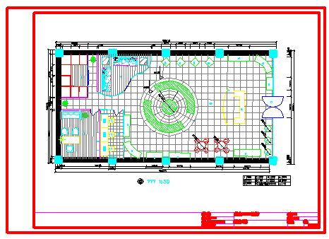 SONY专卖店设计CAD装饰施工图纸-图二