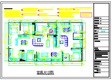 [广州]某家具专卖店装修设计cad施工图