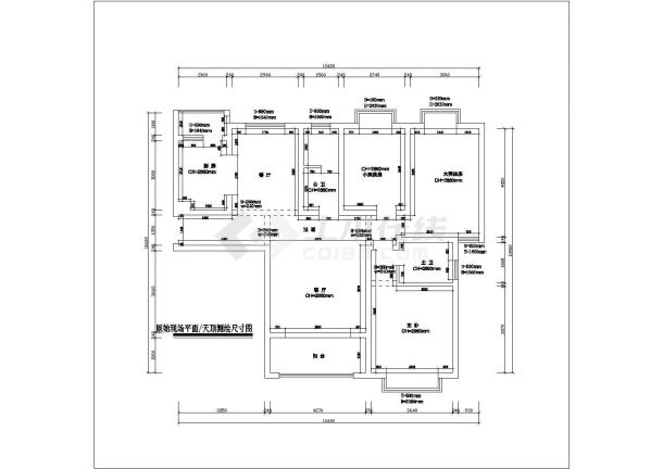 120平方米住宅全套装修设计施工图-图二