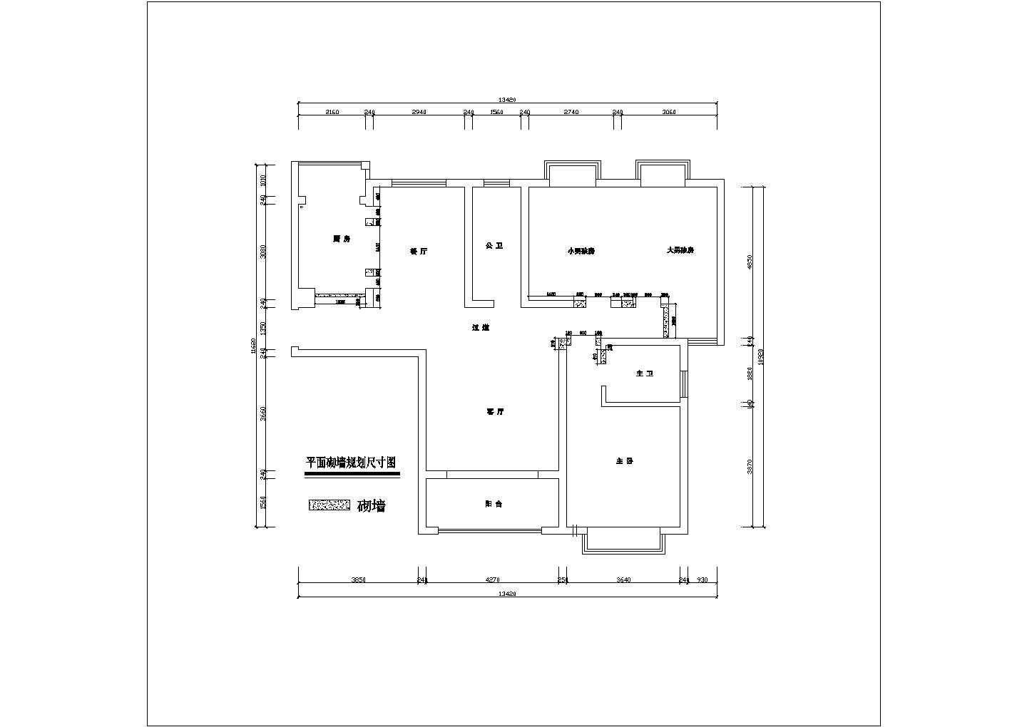 120平方米住宅全套装修设计施工图