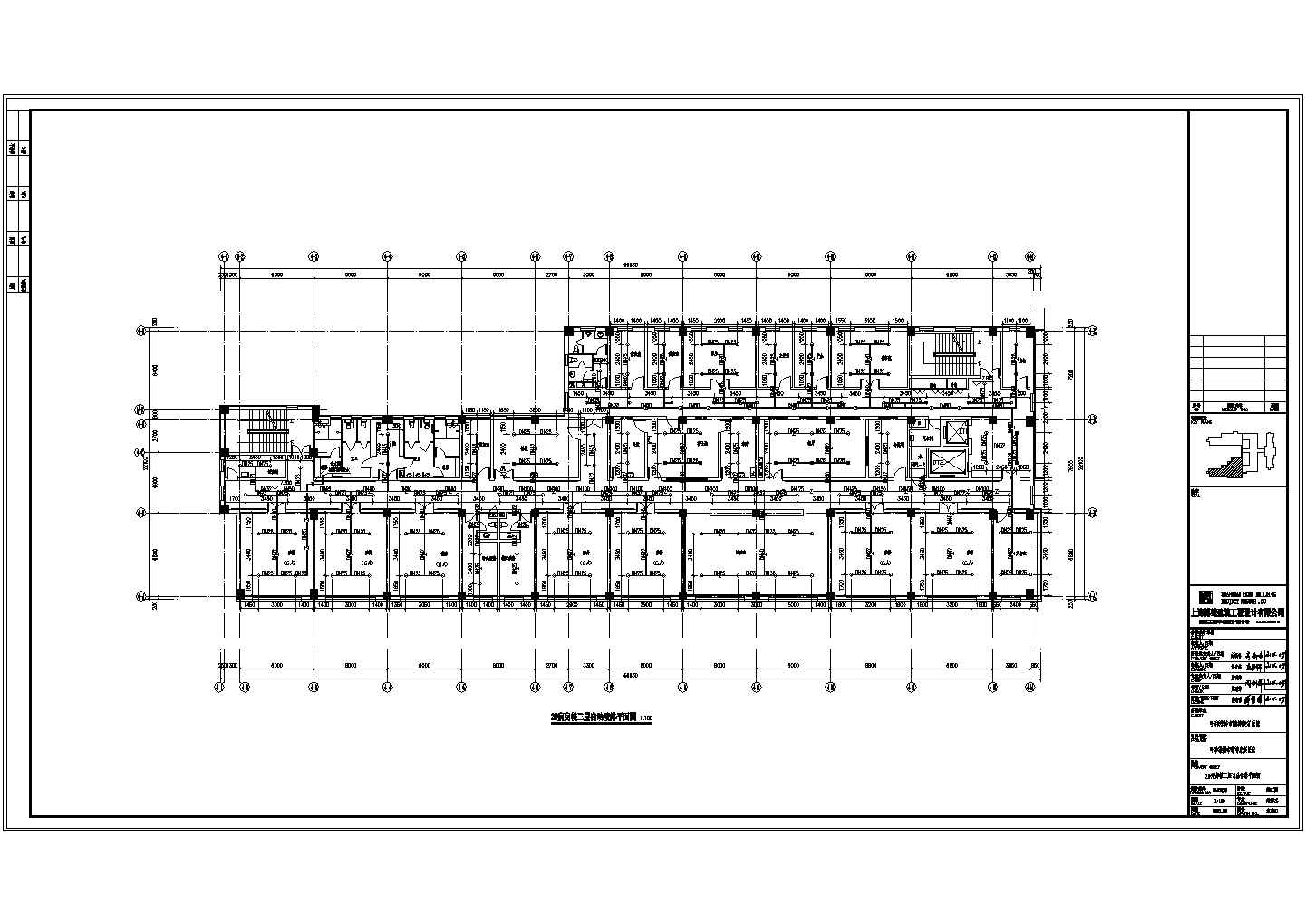 31-2#病房楼三层自动喷淋平面图.