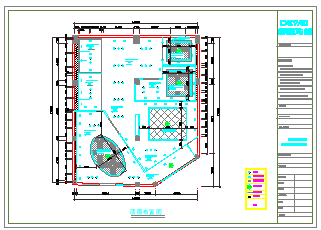 河南平顶山德威地板专卖店装修设计cad施工图-图一