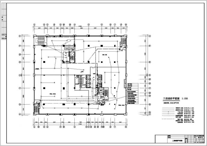 23层酒店电消防施工建筑设计cad图，共十二张_图1