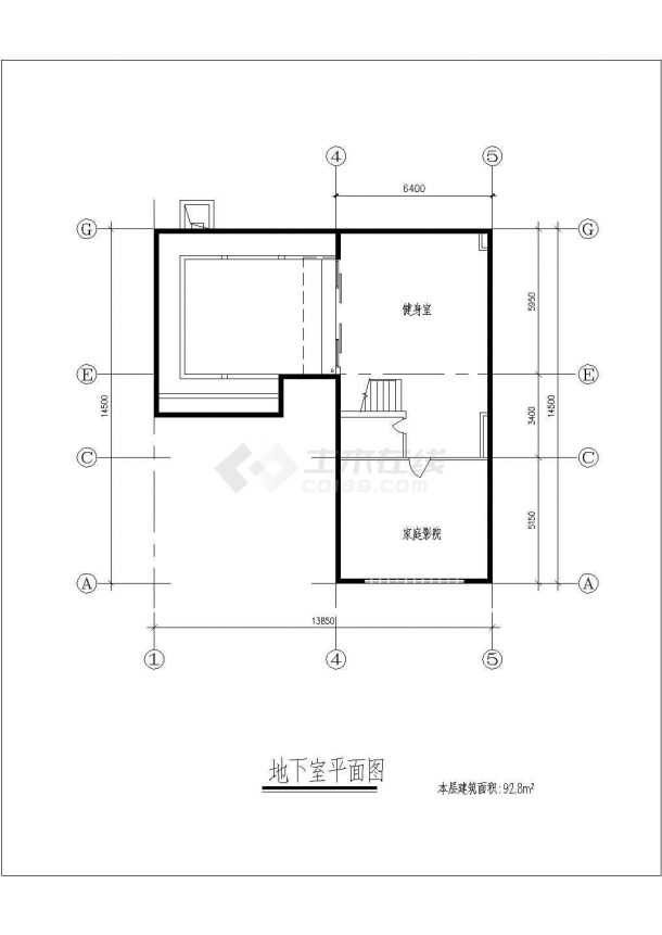 【浙江】某地精品别墅楼施工全套设计cad图纸-图一