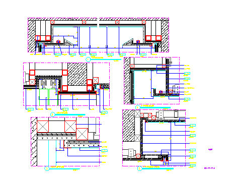 安徽合院别墅样板间全套施工图CAD