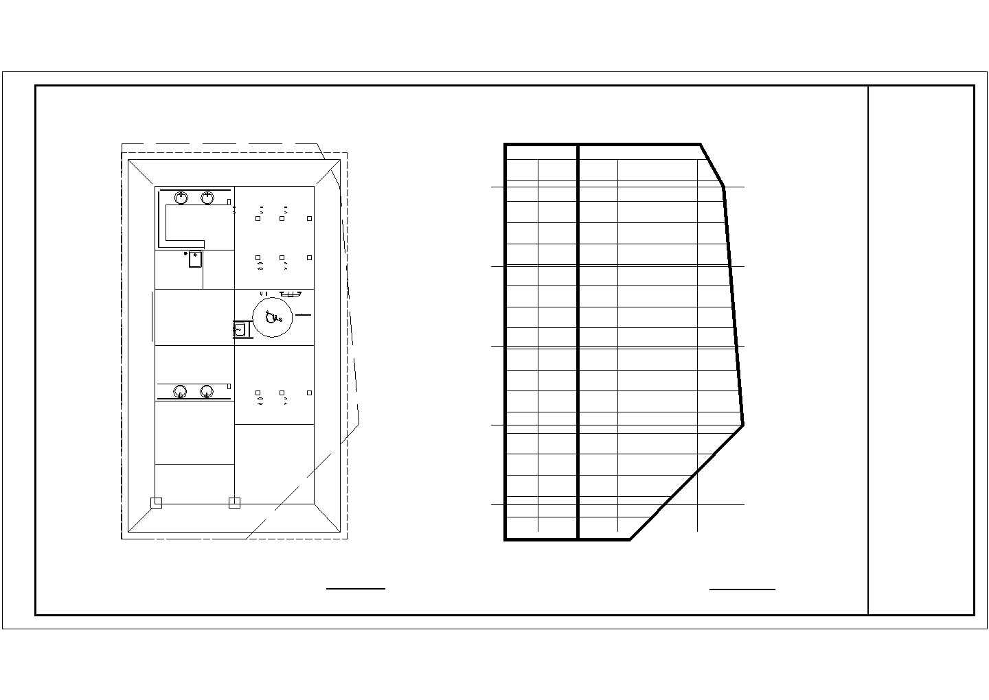 某公厕CAD结构设计施工图纸
