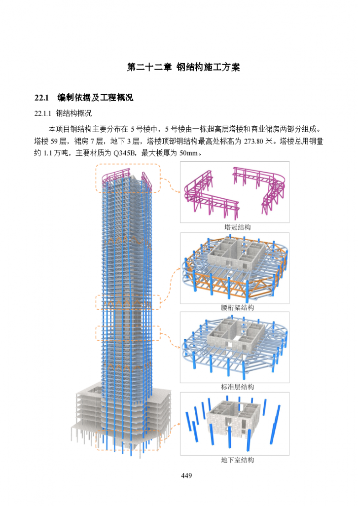 某市钢结构工程施工组织设计方案-图一
