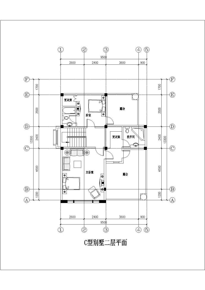 【泰兴】某地多层别墅楼全套装修施工设计cad图纸_图1