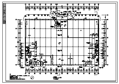 厂房设计_某4000平米三层厂房建筑施工cad图纸_图1