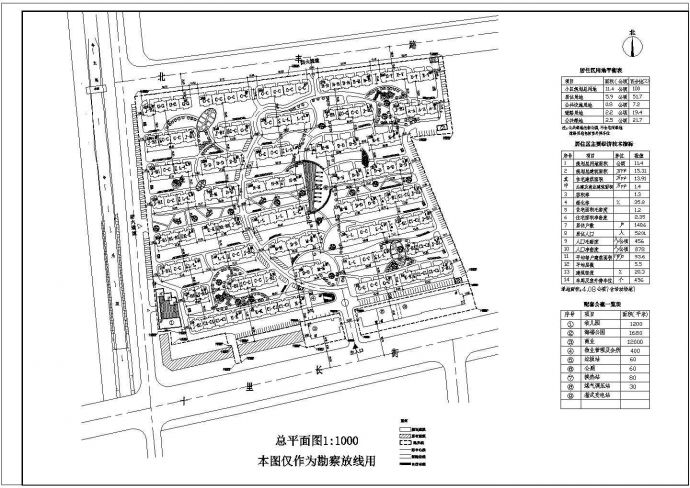 5.9公顷住宅小区规划设计图_图1