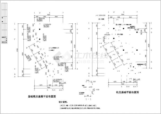 某一层古建茶室设计cad详细建筑施工图（含结构设计，含设计说明）-图一