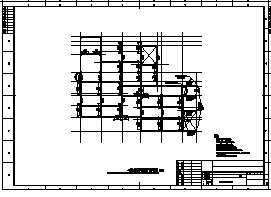 音乐楼设计_某地上三层框架结构音乐楼改造加固结构施工cad图纸-图一