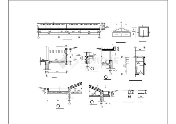 某2层农村自建房砖混结构建筑设计施工CAD图纸-图二