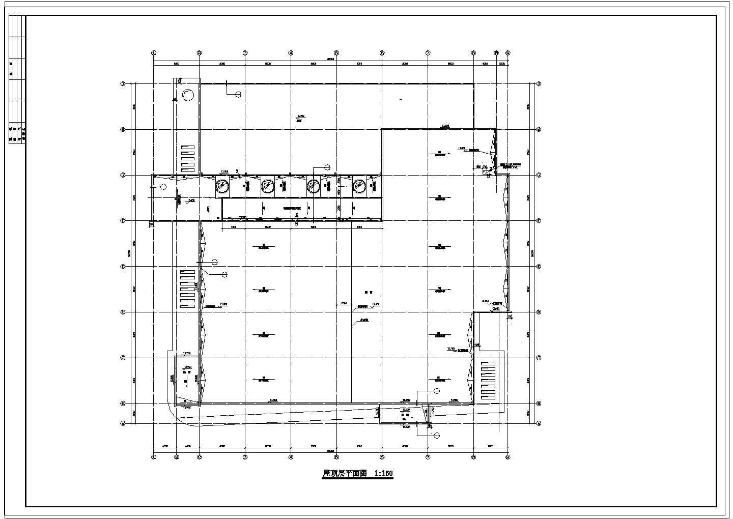 学校食堂全套建筑设计施工cad图（附带效果图）