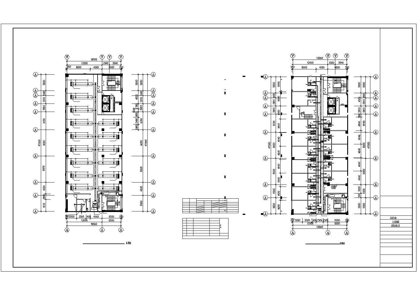 某办公大楼VRV变频空调工程设计施工CAD图纸
