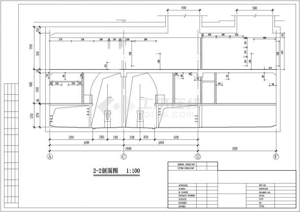 某站点暖通管道工程设计施工CAD图纸-图二