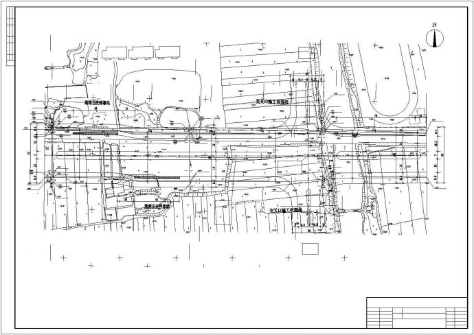 某地区路燃气工程设计施工CAD图纸_图1