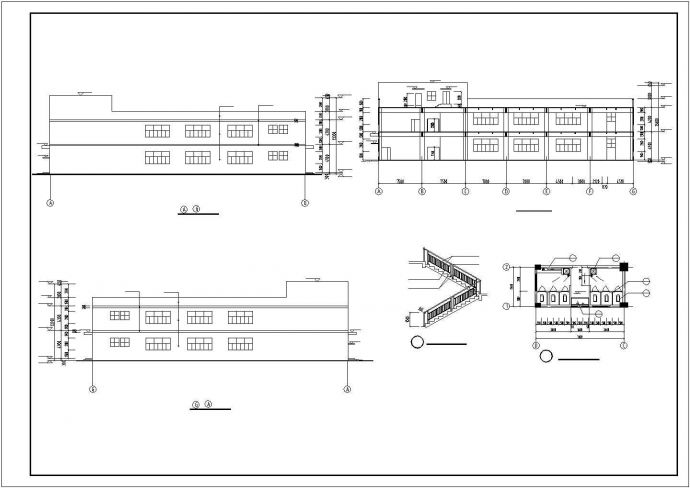 某工业区11万平米2层框架结构生产厂房全套建筑设计CAD图纸_图1