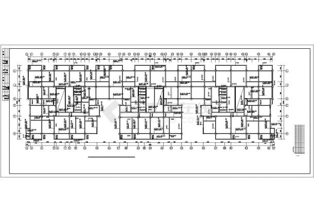 西峡县某23层框剪公寓结构设计cad施工图纸（某甲级设计院设计）-图二