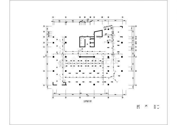 某酒店桑拿浴场空间设计施工图(含四楼地面定位、铺设图，设计说明)-图二