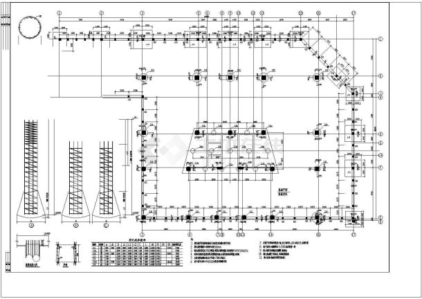 华北区某16层框剪体系结构住宅楼建筑施工 cad图纸-图二