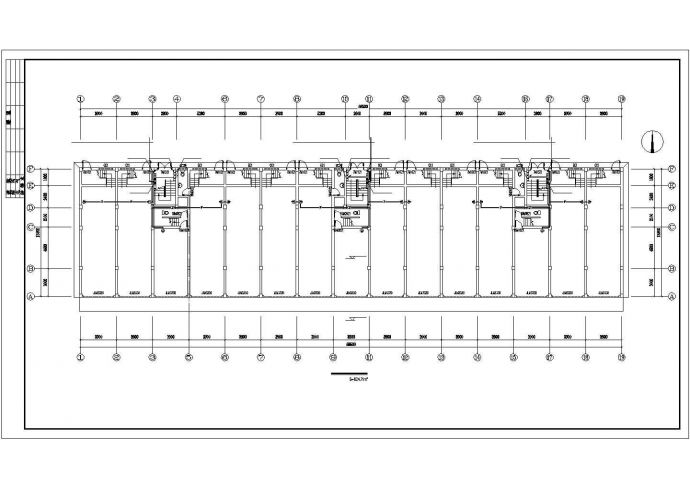 3050平米框架结构公寓楼电气设计CAD施工图_图1