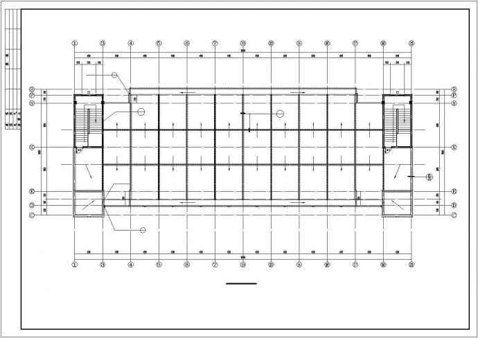 某食堂CAD建筑设计施工图纸_图1